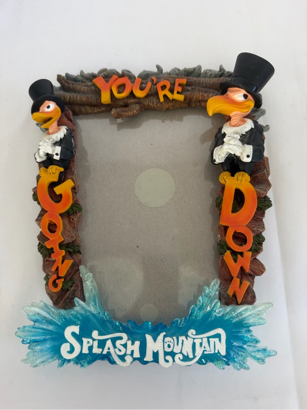 Splash Mountain Walt Disney Parks 3D Photo Frame “You’re Going Down” EUC